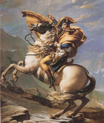 Jacques-Louis David Napoleon Crossing the Alps (mk08) China oil painting art